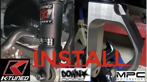 Ktuned K1 coilover and mpc drop fork install