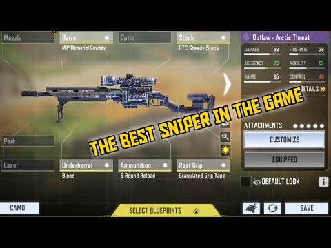 OUTLAW IS THE ONE OF THE BEST SNIPER IN THE GAME || PREDATOR ||CALL OF DUTY MOBILE