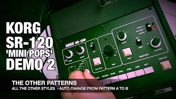 KORG SR-120 MINI POPS SOUNDS DEMO - THE OTHER RHYTHMS