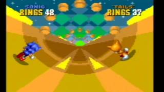 Sonic The Hedgehog 2 Two Player Competition - Special Stage SEGA Mega Drive