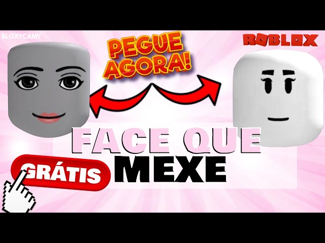 PEGUE AGORA os NOVOS ROSTOS ANIMADOS GRÁTIS EXCLUSIVOS no ROBLOX! 