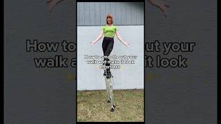 How to make stilt walking look easy ✨ #stiltwalkinglessons #howto #tips #floridaentertainment