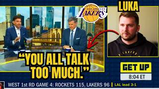  Luka Just Destroyed The Entire Get Up Panel On  Tv Defending Lebron The Nba Is In Shock
