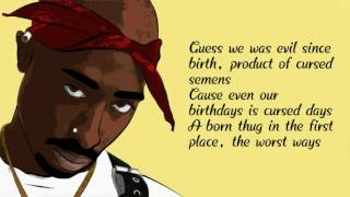 Tupac Shakur 2Pac ft. Eminem - Better Days (Lyrics)