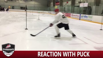 WHL Combine: Reaction With Puck