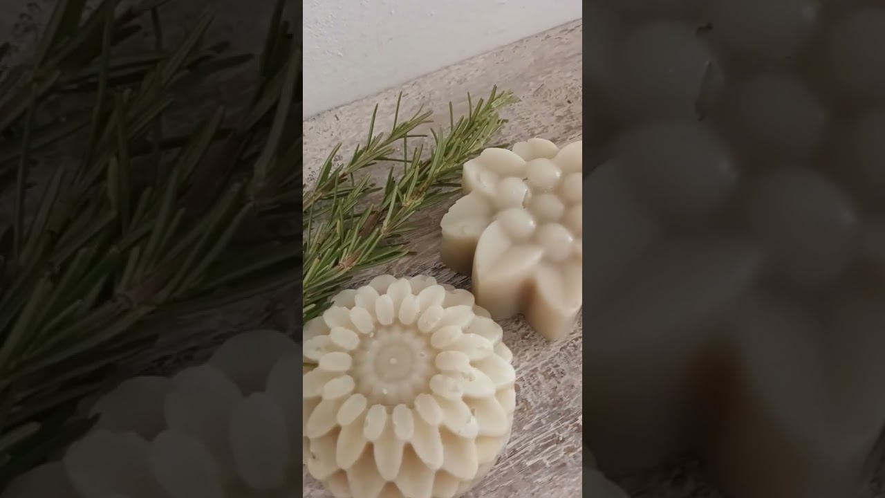 Homemade rosemary soap ✨#soap #soapmaking #homemade #diy #shots #rosemary #gardening