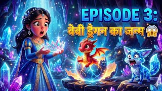 Agnu Baby Dragon Ki Story | Princess Tara Aur Crystal Fox | Hindi Kids story