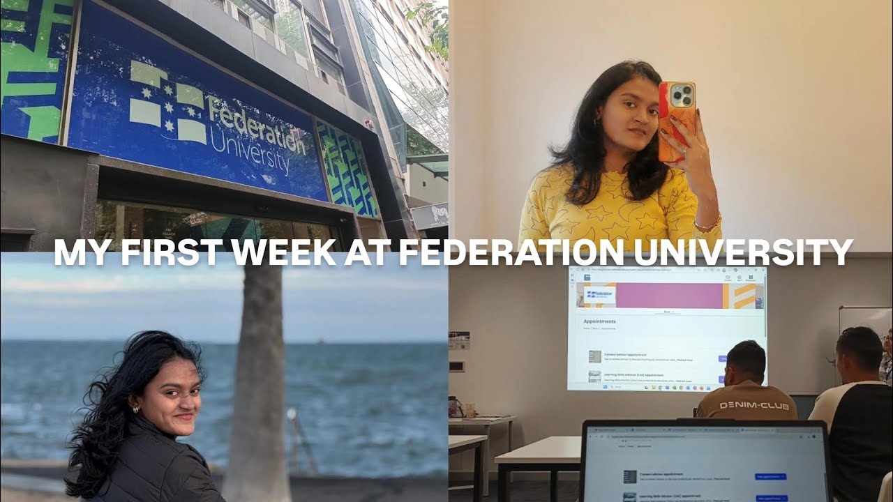 My First Week at Federation University 🇦🇺 |  Orientation day, Melbourne Campus & New Friends