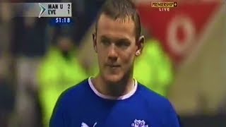 The Day When 18 Years Old Wayne Rooney Played Against Manchester United