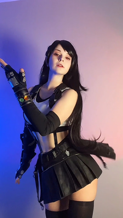 More Tifa cosplay dance 🖤 #cosplay #animegameycosplay #dance #cosplaygirl #tifa #tifalockart