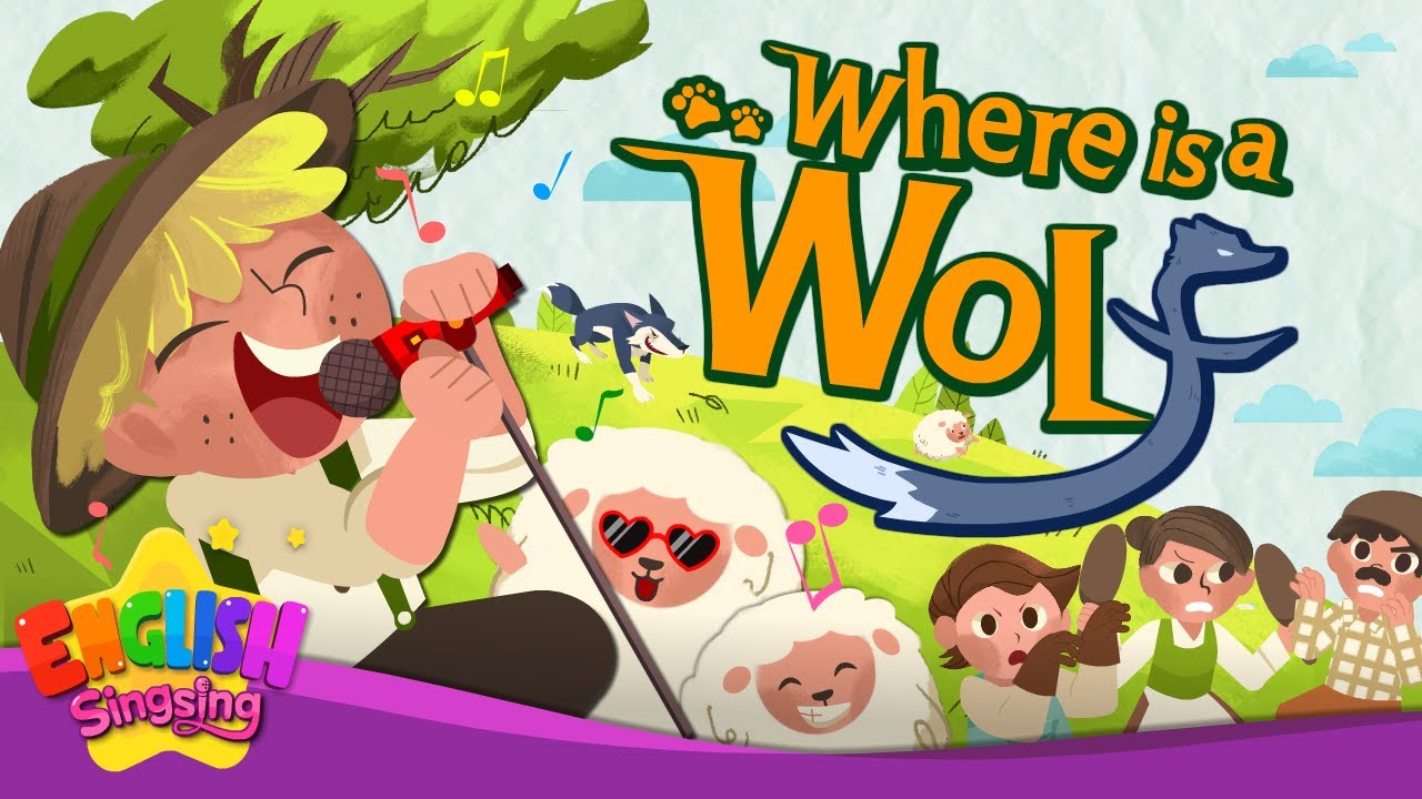 Where Is a Wolf - The Boy who Cried Wolf - Fairy Tale Songs For Kids by ...