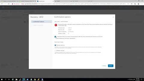 Dell EMC PowerStore Integration with VMware SRM