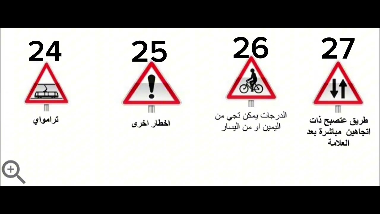 شرح مبسط لجميع اشارات المرور 2026 