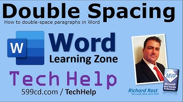 How to Double Space in Microsoft Word - Paragraph Spacing - Line Spacing