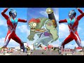 ULTRAMAN GINGA vs ZOMBIES PLANTS Membawa Hiu 🦈 Mobil Truk Oleng #ultraman