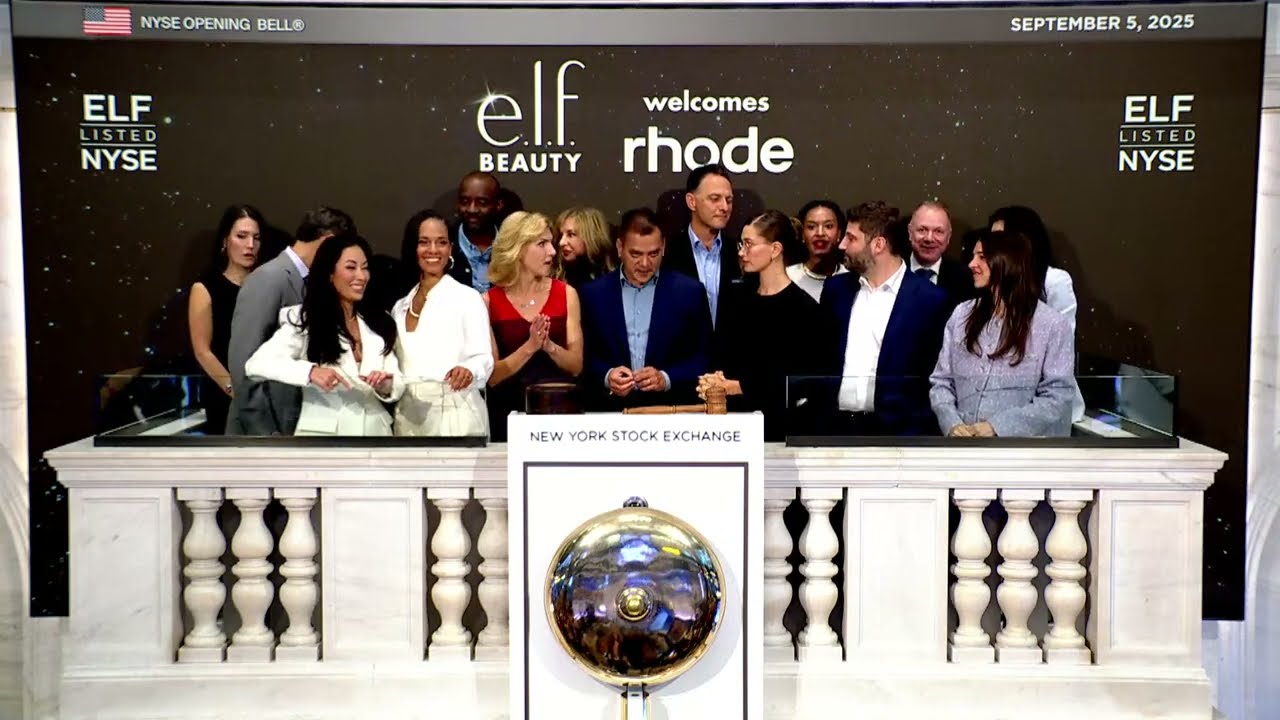 The NYSE welcomes e.l.f. Beauty in celebration of rhode joining the e.l.f. family.