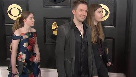 Tobias Forge & children at the Grammys 2023