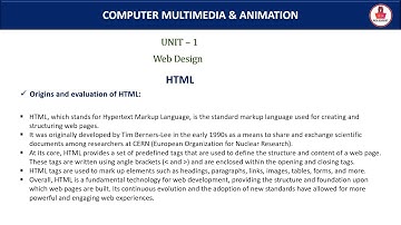 COMPUTER MULTIMEDIA AND ANIMATION notes| HTML | CSS| JAVASCRIPT NOTES(Unit 1- Web Design)