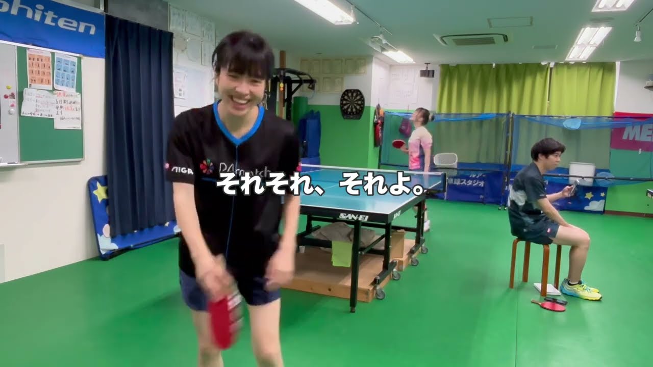 【ペン粒女子】元港区OLのギロチンサーブをもっと出してほしいって話“市橋さんVSみゆりーな”【P4match】