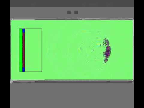 PZFlex   Ultrasonic Imaging  Large propagation model of Ultrasound in Tissue   YouTube
