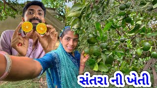 સંતરા ની ખેતી || માસી ના ઘરે || JSK Life 1451 screenshot 4