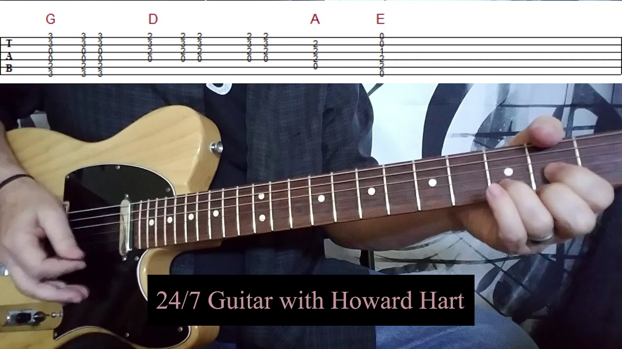 Over The Hills And Far Away Guitar Lesson OVER THE HILLS AND FAR AWAY Guitar Lesson Part 2 - The Electric Section