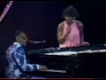 GRADYS KNIGHT & RAY CHARLES Live 1977. Midnight Train To Georgia/My Imagination/Georgia On My Mind &