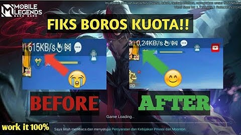 cara mengatasi kuota mobile legend lite ketika dilobby | fiks boros kuota ml 2023 patch arlott