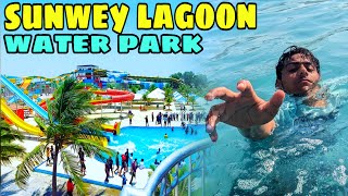 Enjoy with freinds in sunwey lagoon water park Karachi #waterpark #vlog #trending