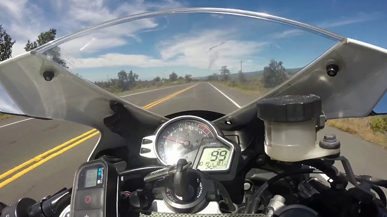 Racing on Big island of hawaii on my Honda CBR1000RR