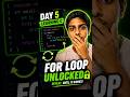 POV: You finally understand FOR loops 😭 #programming #cprogramming #coding #codingjourney #shorts