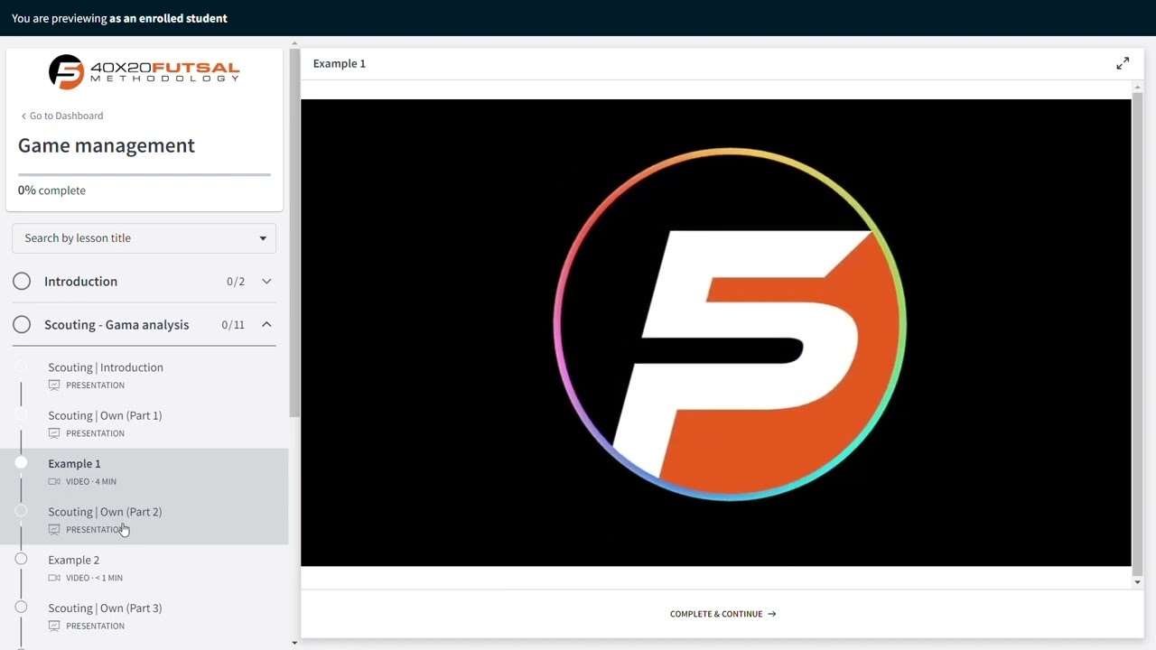 Futsal Courses | Game Management