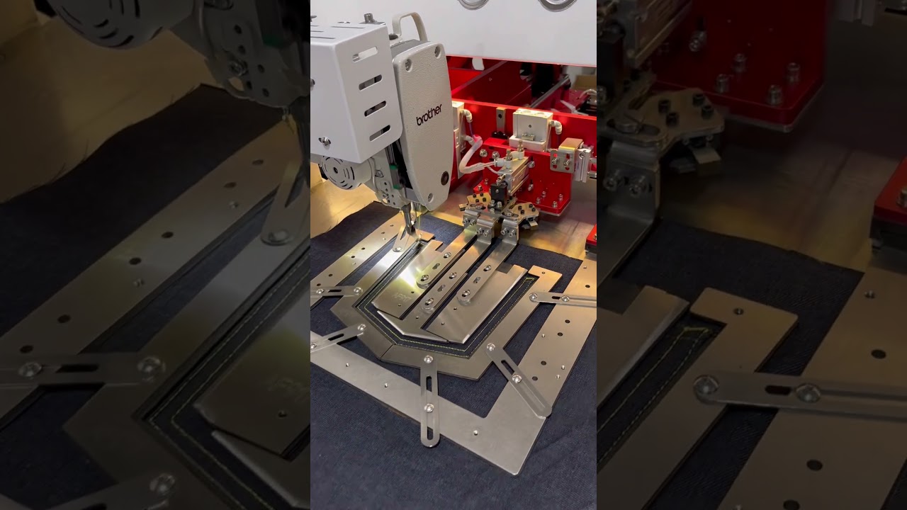 Reverse machine head,6mm inner fold,clean edge pocket,automatic pocket setter machine 