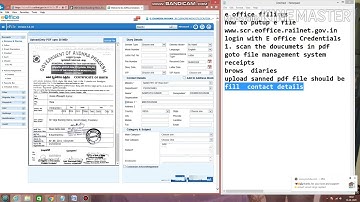 E office e file creation & green noting
