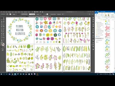 Floral illustrations, vector objects, an Object Graphic by bigmomentsdesign (Thumbnail 8 of 8)