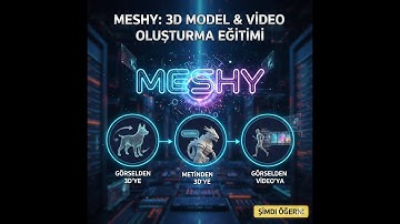 Sadece Bir Görselle 3D Model ve Video Yapın! Meshy ile Sıfırdan İleri Seviye