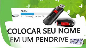 Qual a unidade do pen drive?