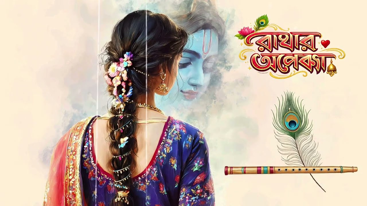 রাঁধার অপেক্ষা। Official Music Video। New bangla song। 2026 রাঁধা কৃষ্ণ গান।  