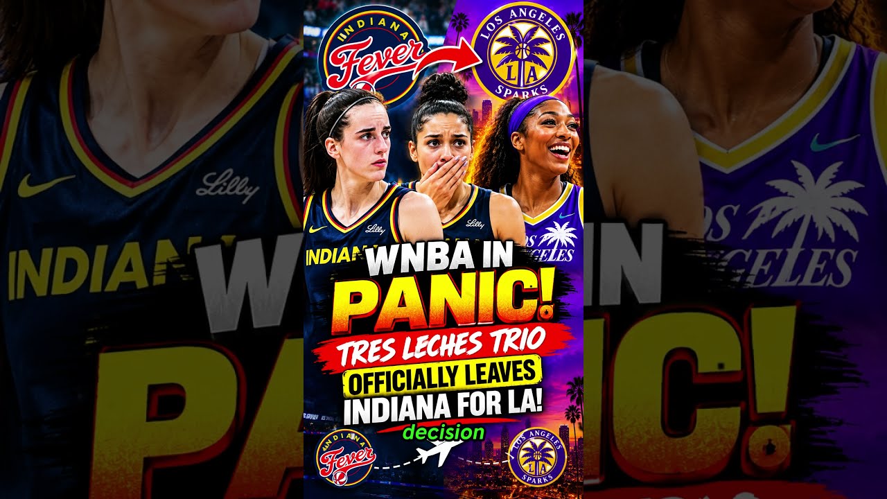 ⁣Indiana SHOCKED As Trio Makes LA Move! #WNBA #TresLeches #nba #basketball #sports