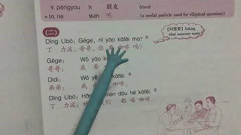 New Practical Chinese Reader Textbook 1 lesson 2 part 2 ( For kids )