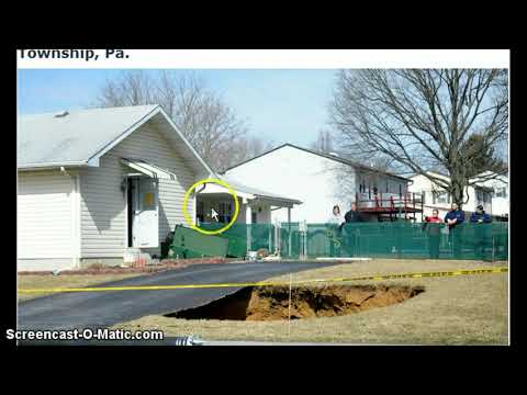 Large Sinkhole Opens
