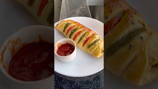 Bakery style chicken bread😋#shortvideo #youtubeshorts