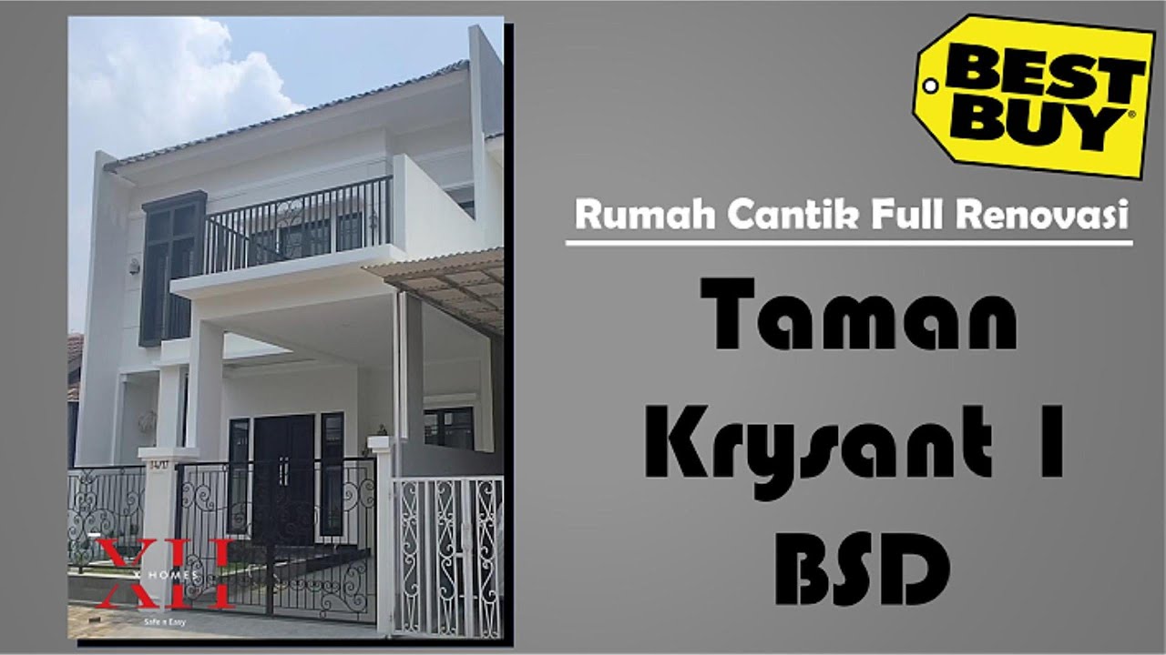 Rumah Full Renovasi Brand New Taman Krysant 1 BSD City #bsdcity