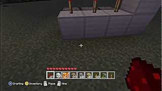 Minecraft Xbox 360 : Red Stone Tutorial / Automatic Sentry / Turret Gun (Actually Works!!!)