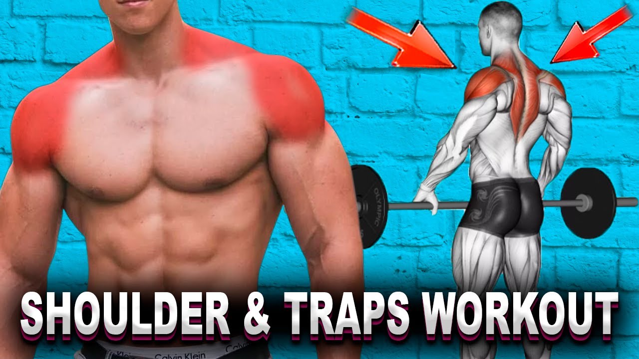 5 Best Exercises for BIGGER SHOULDERS and TRAPS - YouTube