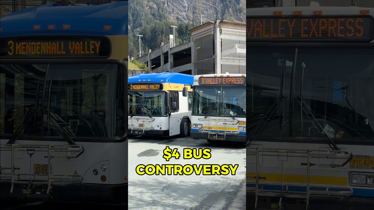 I shared a $4 bus tip to Mendenhall. Locals pushed back. So I looked into a Juneau transit study.