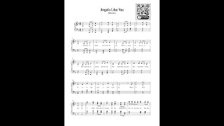 Miley Cyrus-Angels Like You (Piano Cover) + SHEET Partitura Intermediary