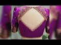 50+New Model Back Neck Blouse With Matching Sleeve Design /Stylish Blouse & Sleeves Collection❤️#new