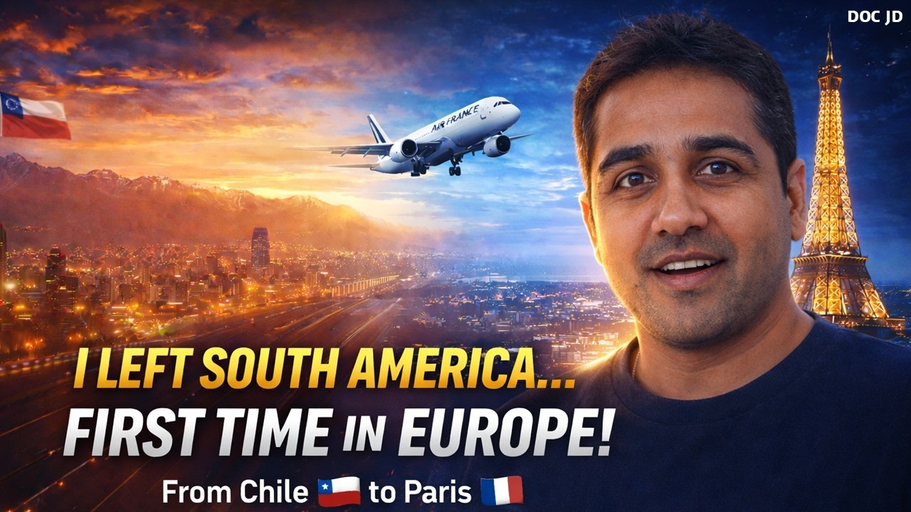 14 Hours to Europe 🇨🇱✈️🇫🇷 | My First Time in Paris as an Intern!