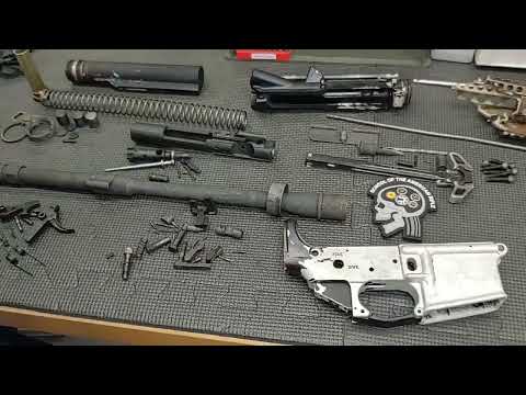 Another Fire Damaged AR - Results after soaking and cleaning - Part 3